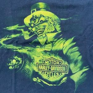 Cropped Harley Davidson Tee